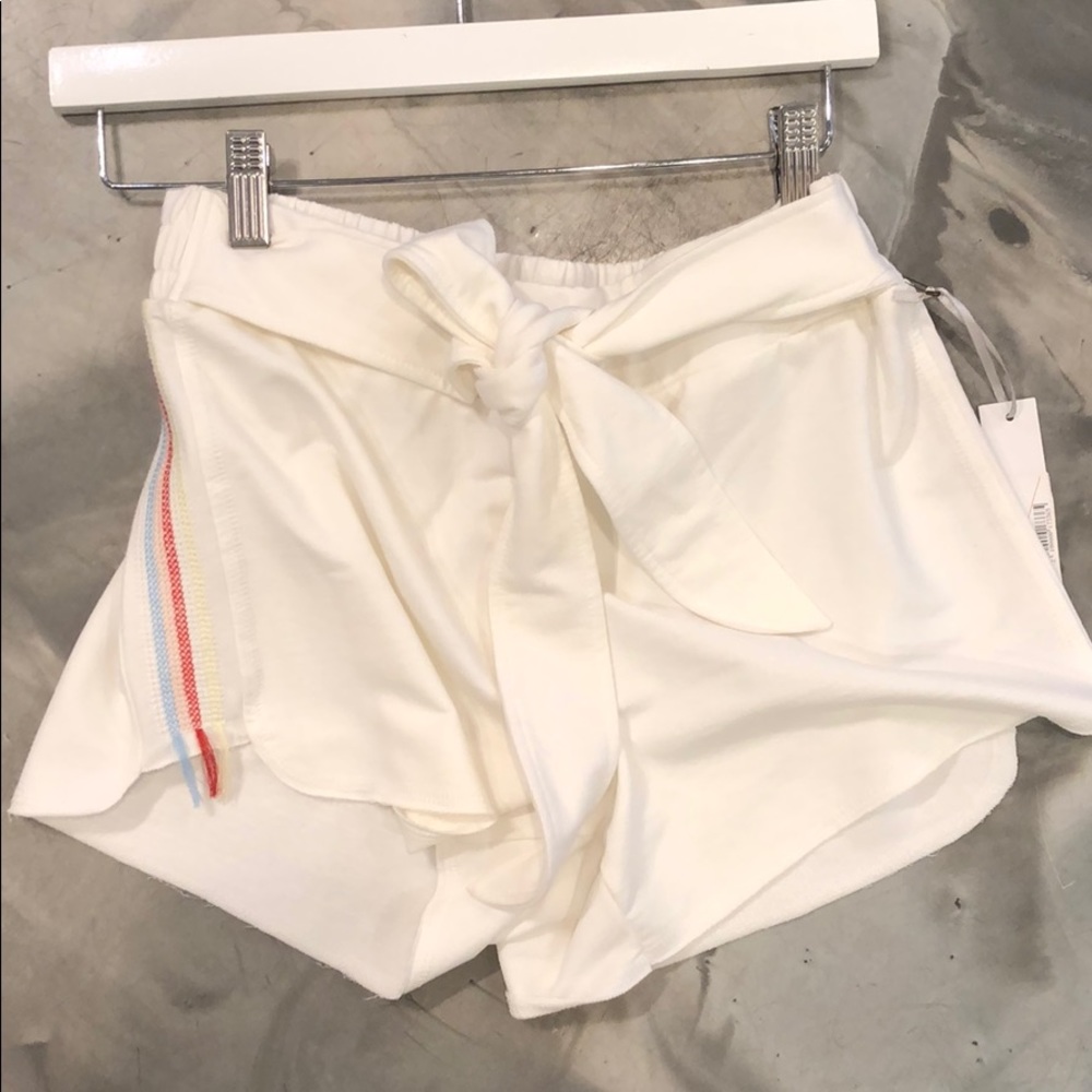 Sundays- Norma tie waist short coconut milk